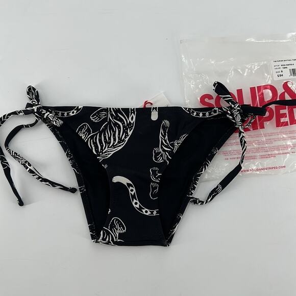 Solid & Striped The Parker Bikini Bottom Black | SMALL - Picture 3 of 7